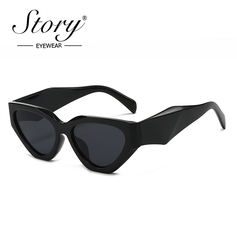 Streetwear Brand Cat - Okulary przeciwsłoneczne damskie STORY Trendy Large