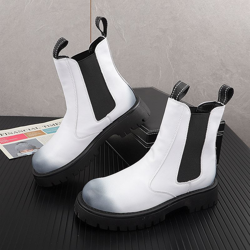 Streetwear Brand Luxury - Męskie luksusowe buty z prawdziwej skóry,