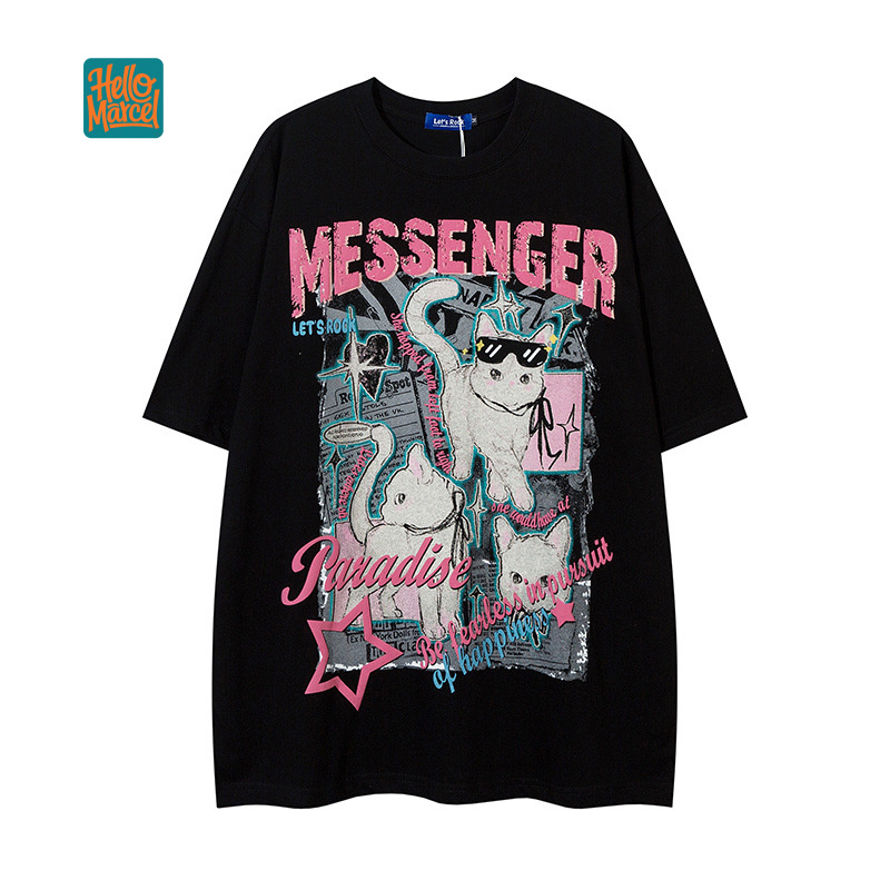 Streetwear Brand Cat - HELLOMARCEL EU US Rozmiar Wysokiej Jakości