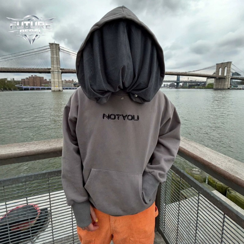Streetwear Brand Beanie - Unisexowa kurtka typu boxy, streetwear, retro,