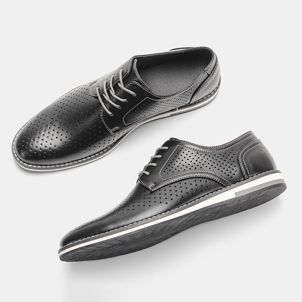 Męskie skórzane buty markowe w – Streetwear Brand Luxury recenzja i cena