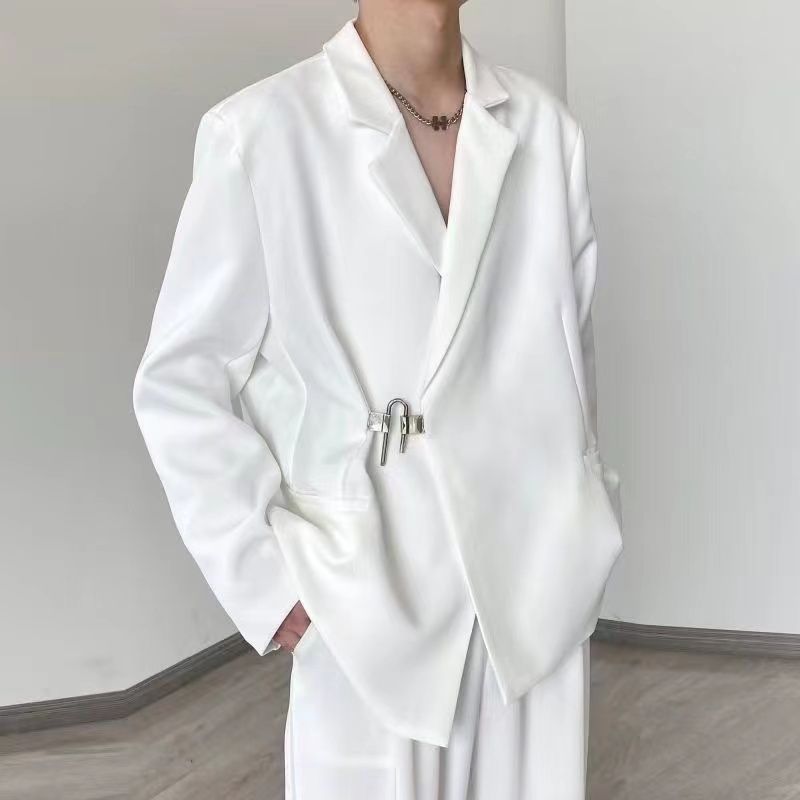 Męski biały zestaw casualowy:  – Brand Streetwear Instagram recenzja i cena