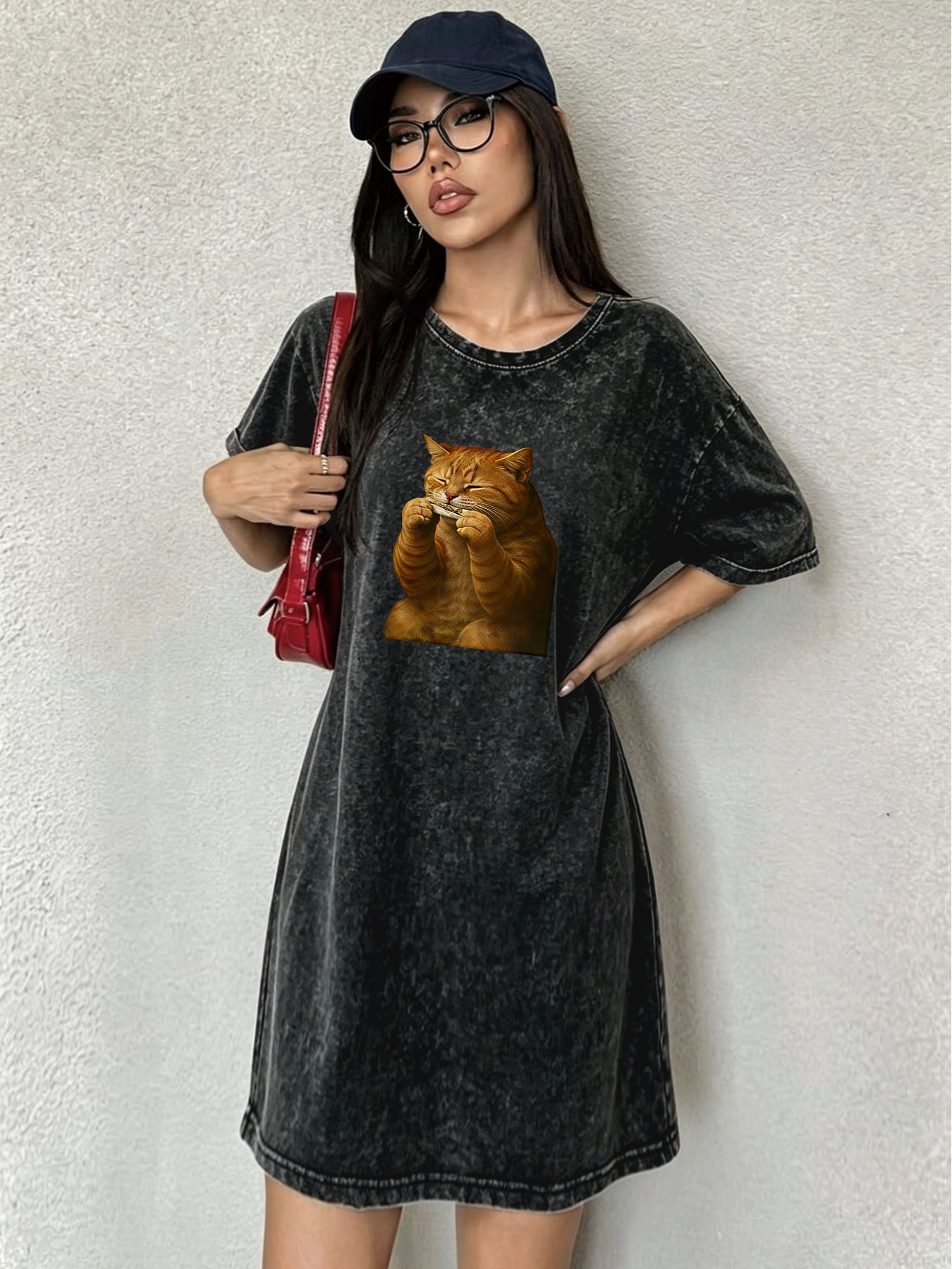 Sukienka T-shirtowa damska w s – Streetwear Brand Cat recenzja i cena