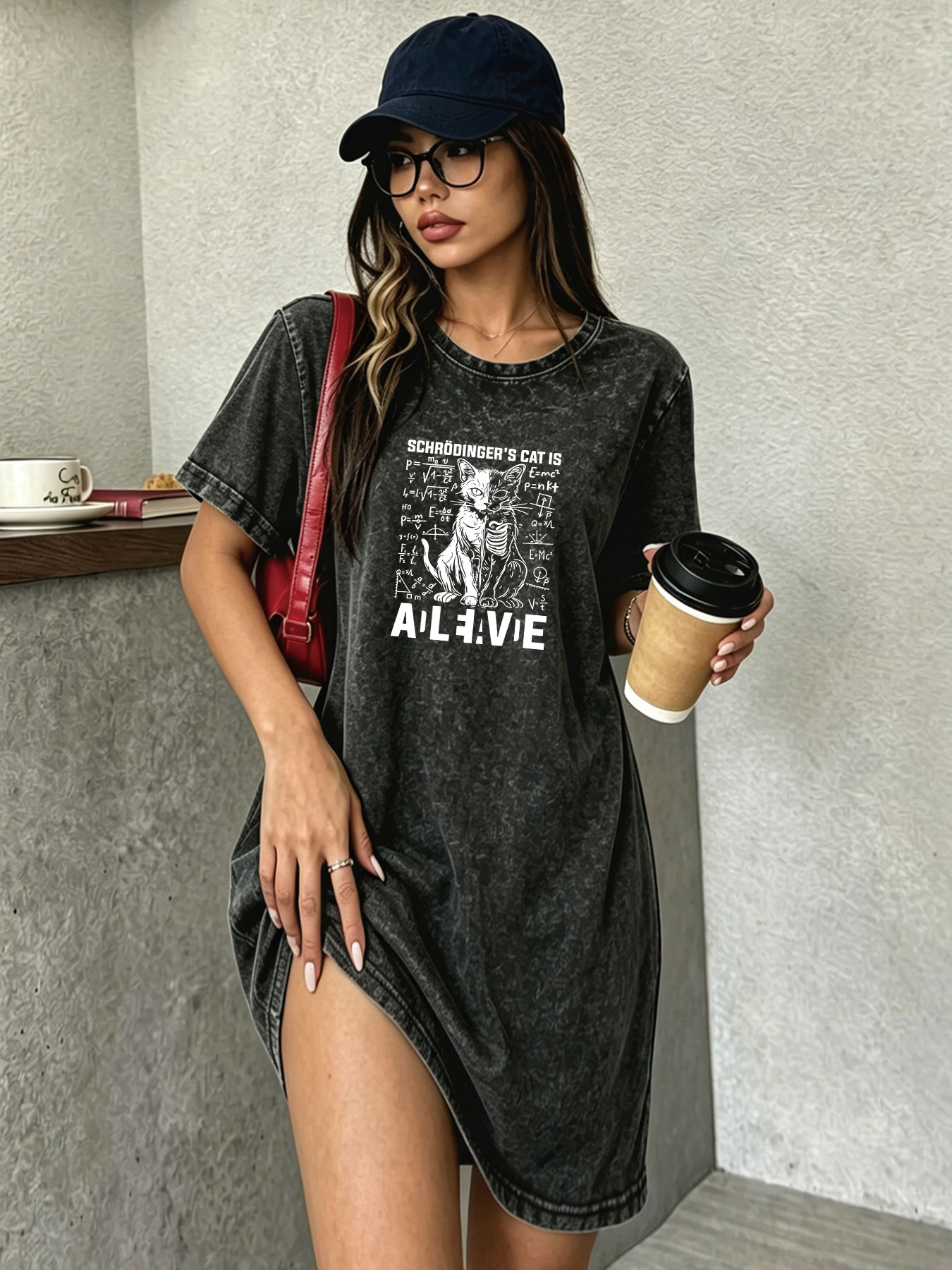 Sukienka T-shirt damska w styl – Streetwear Brand Cat recenzja i cena